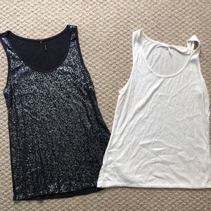2 Sequin tanks